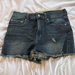 PINK Victoria's Secret Dark Blue Jean Shorts